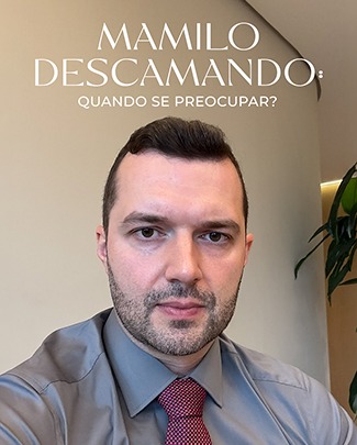 Publicação do Instagram: Mamilo descamando, quando se preocupar?